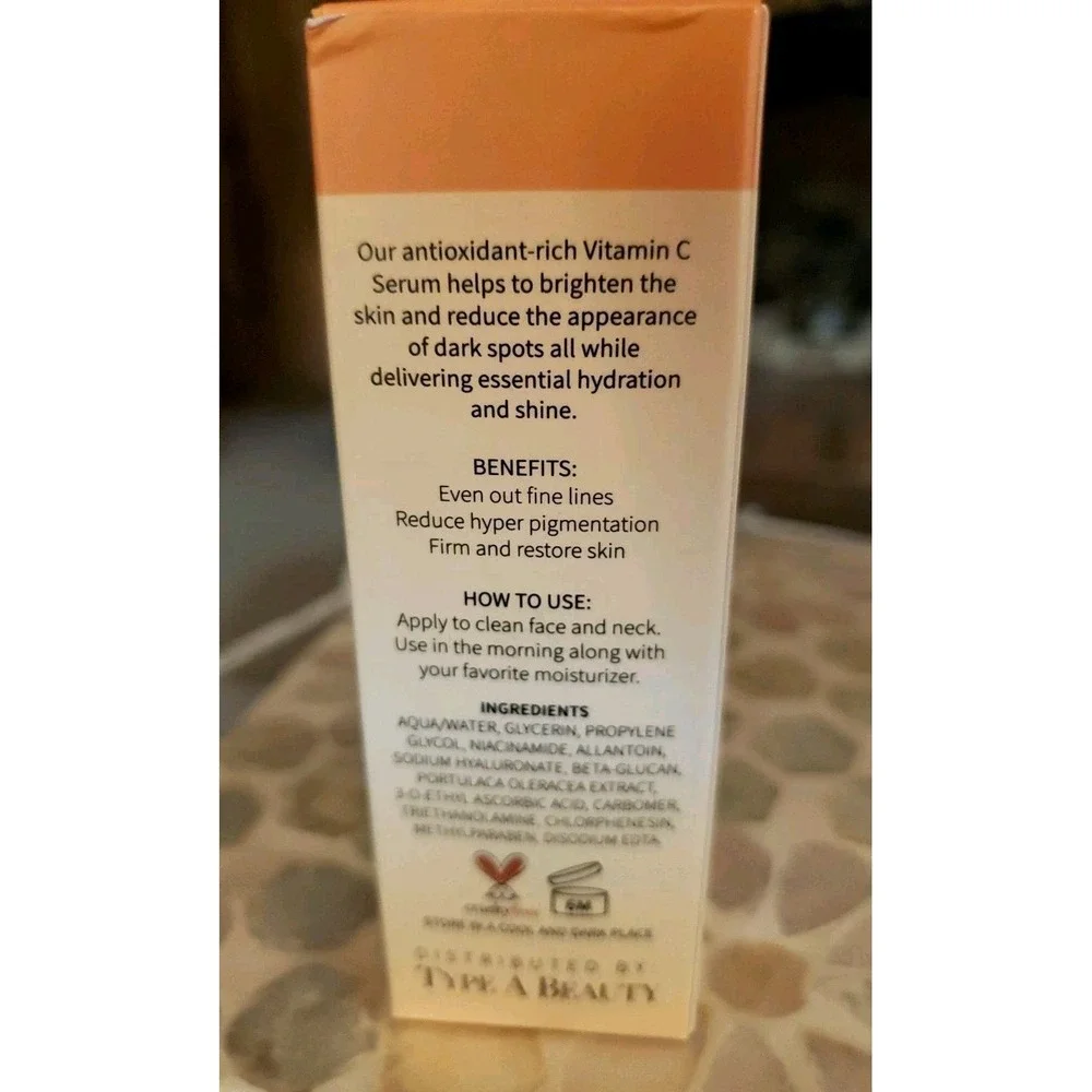 Type A Beauty Concentrated Vitamin C Serum  2oz/60ml Full‎ Size NEW IN BOX